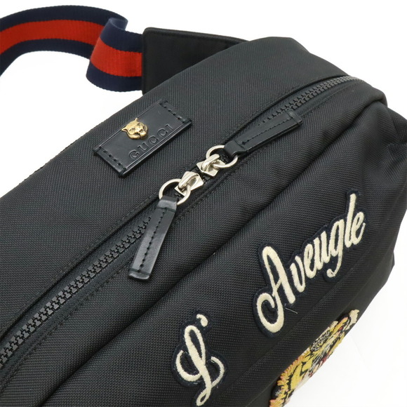 GUCCI Authentic Black Canvas Fanny Pack - Picture 5 of 9